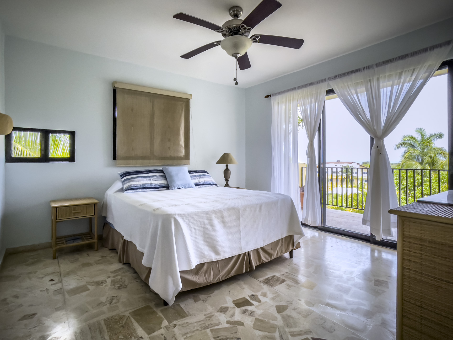 Trade Winds Condo Second Bedroom with walkout to Balcony