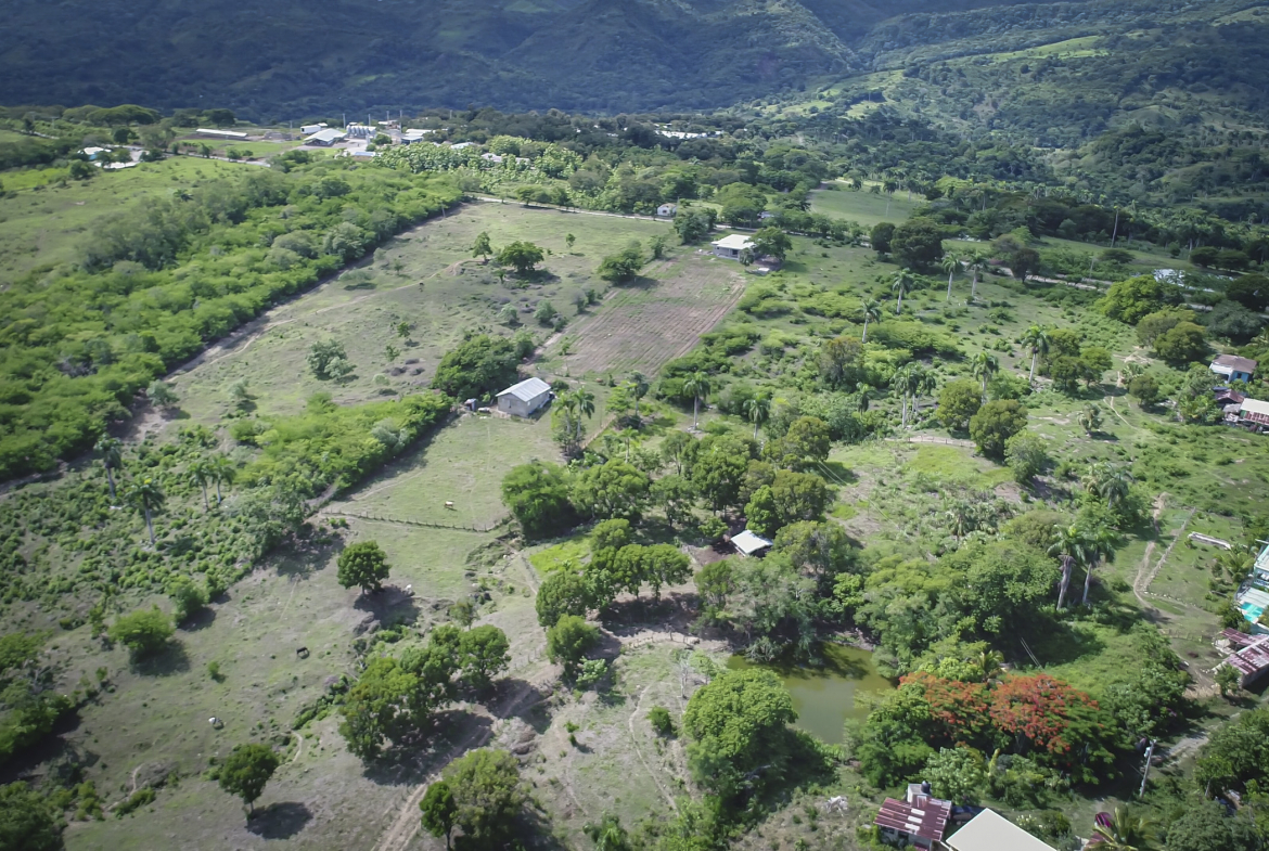 Aerial view of commercial development property for sale