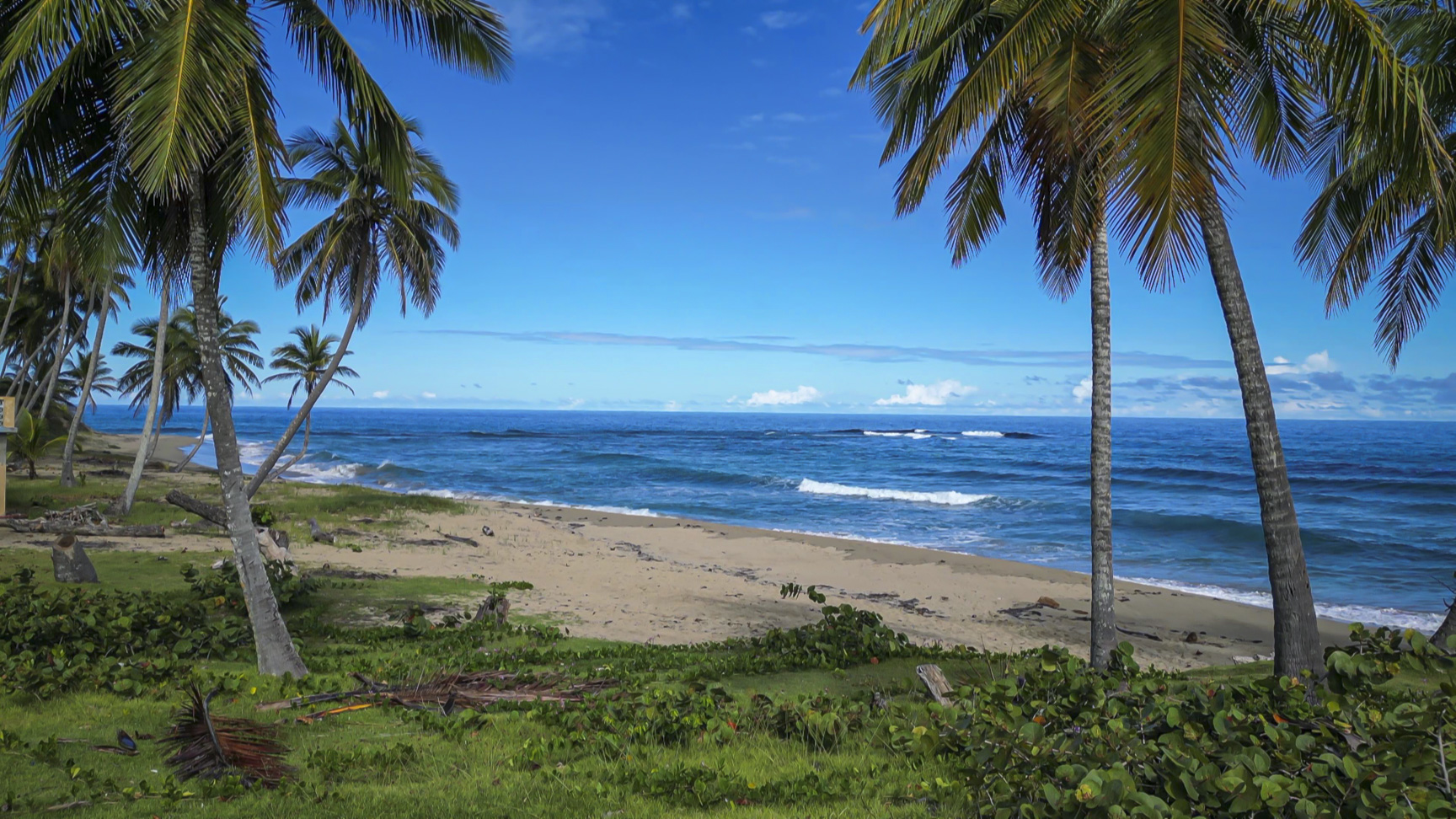 View of Encuentro Beach and ocean