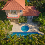 Aerial view of Villa With 2 Separate Apartments For Sale In Hispaniola