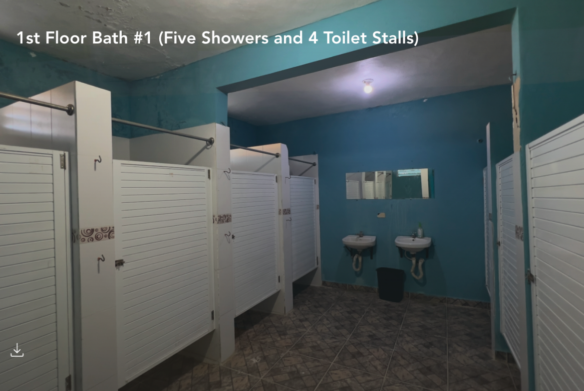 Hostel bathroom Monte Criste