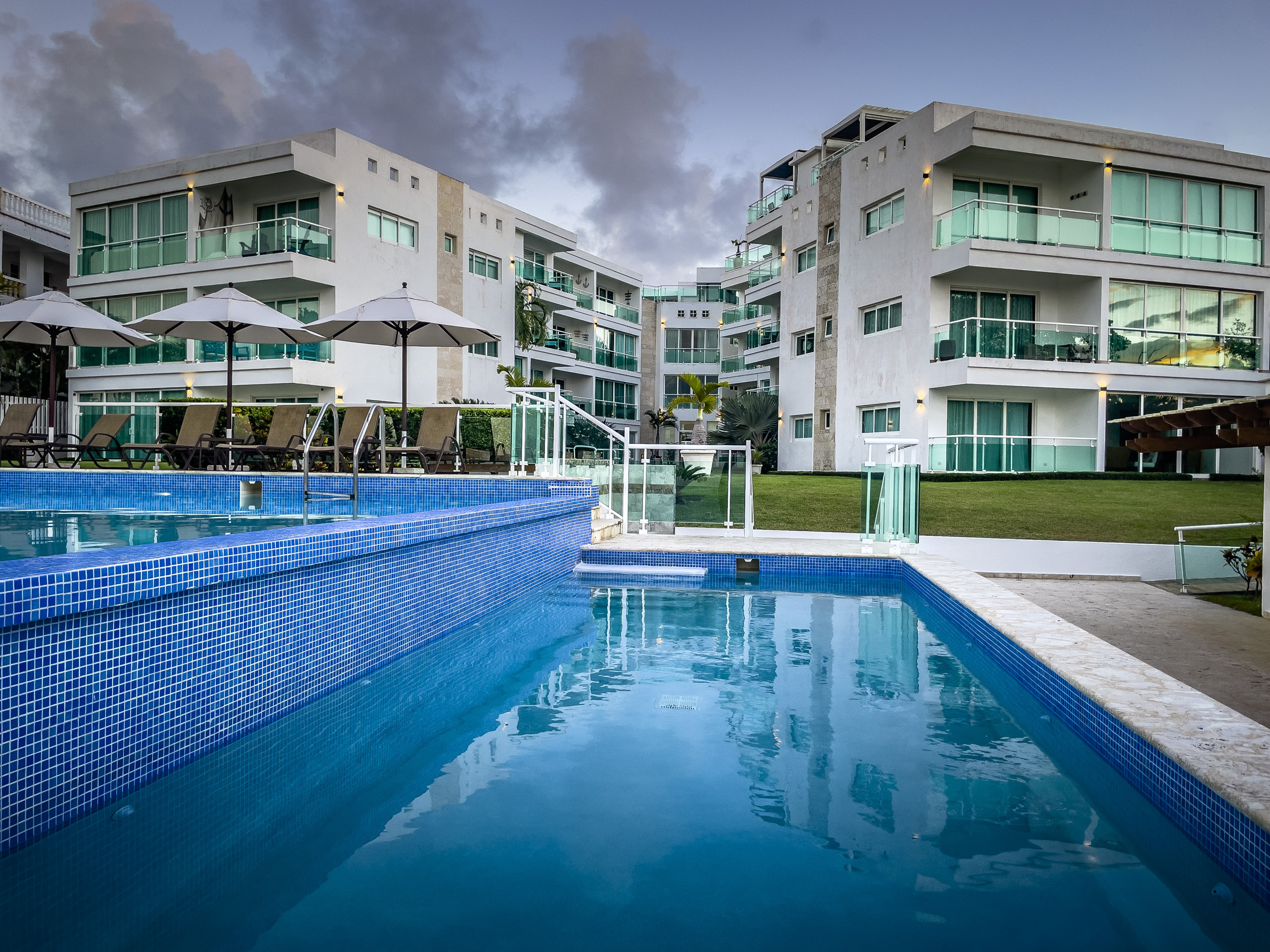 Oceanfront Condo Pool and Exterior