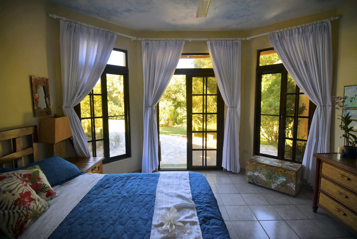 Bedroom with French Doors to outside