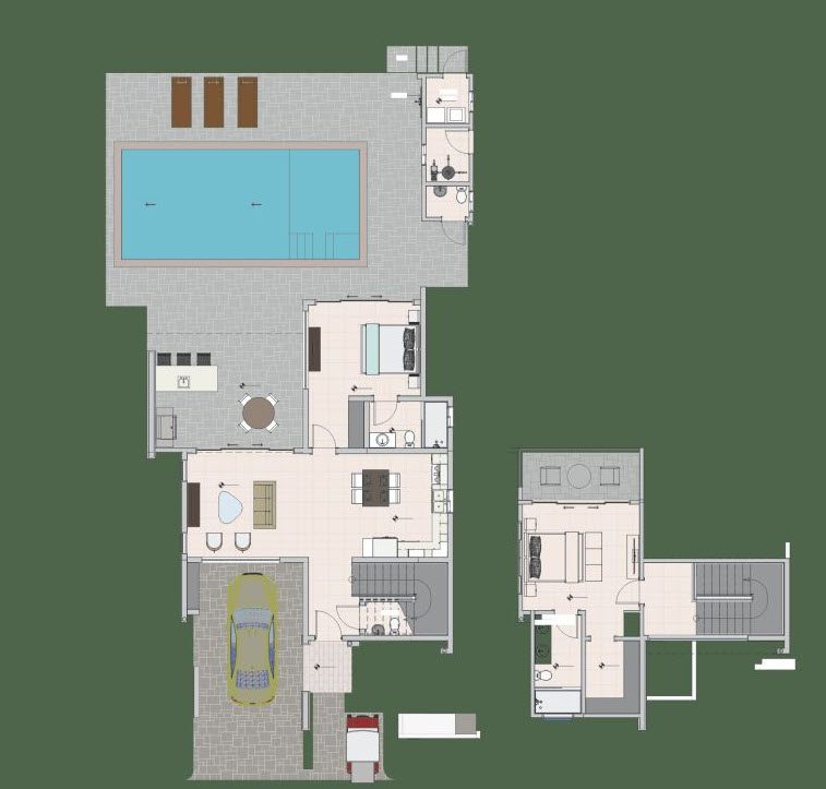 Casa Linda Villa ARECA Floor Plan