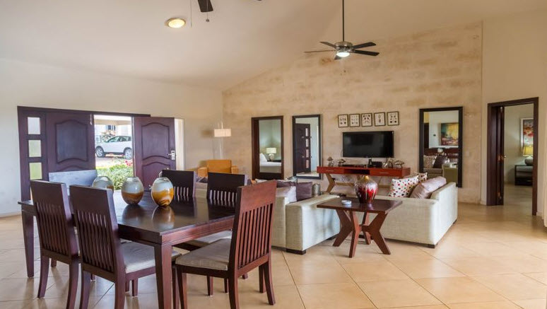 Casa Linda Villa HARMONY for sale Open Plan Living and Dining Area