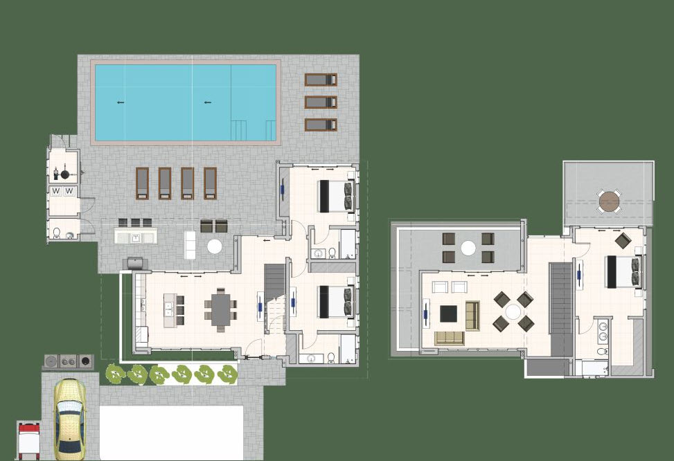 Casa Linda Villa SEASHELL Floor Plan