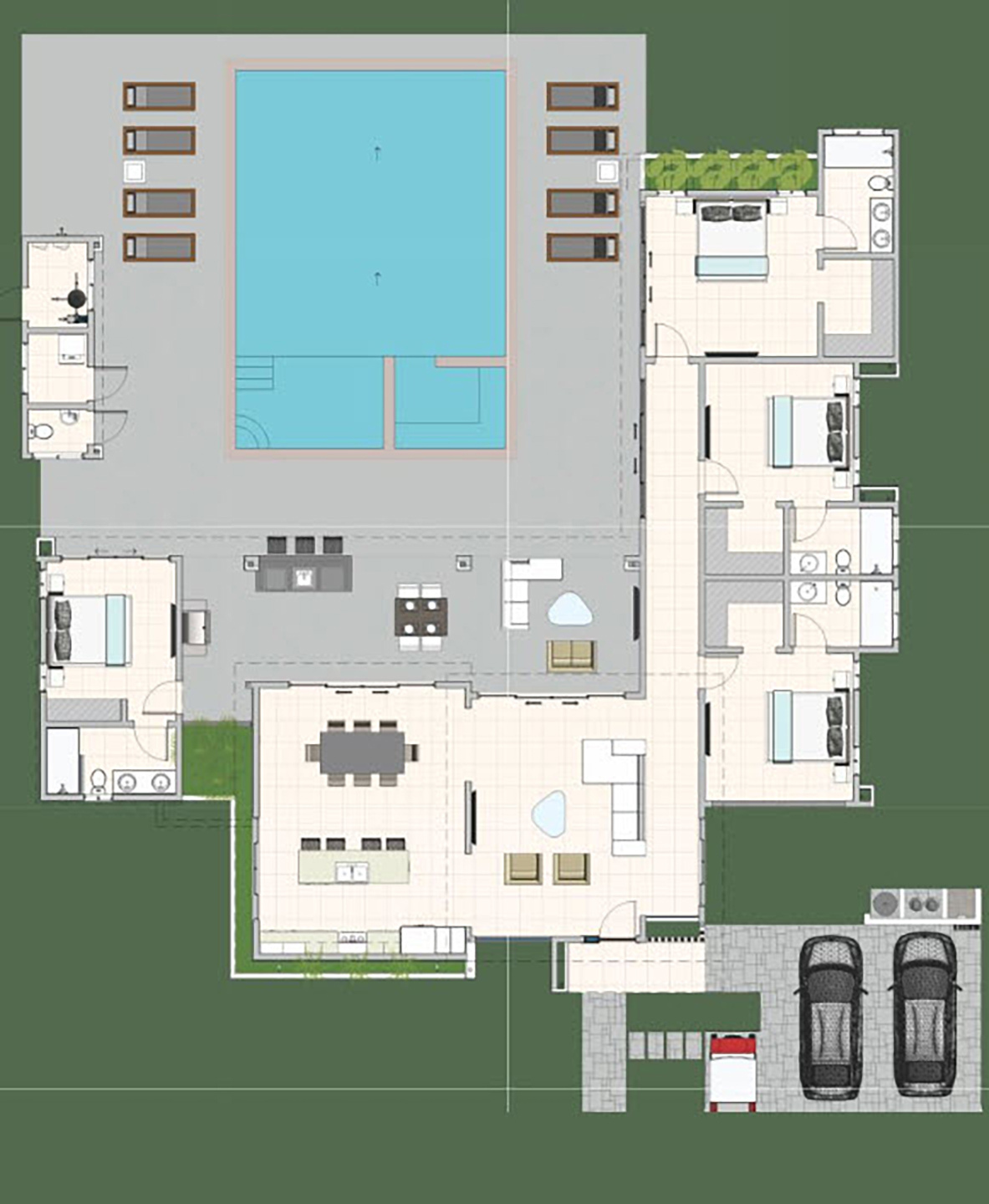Casa Linda Villa ATLANTIS Floor Plan