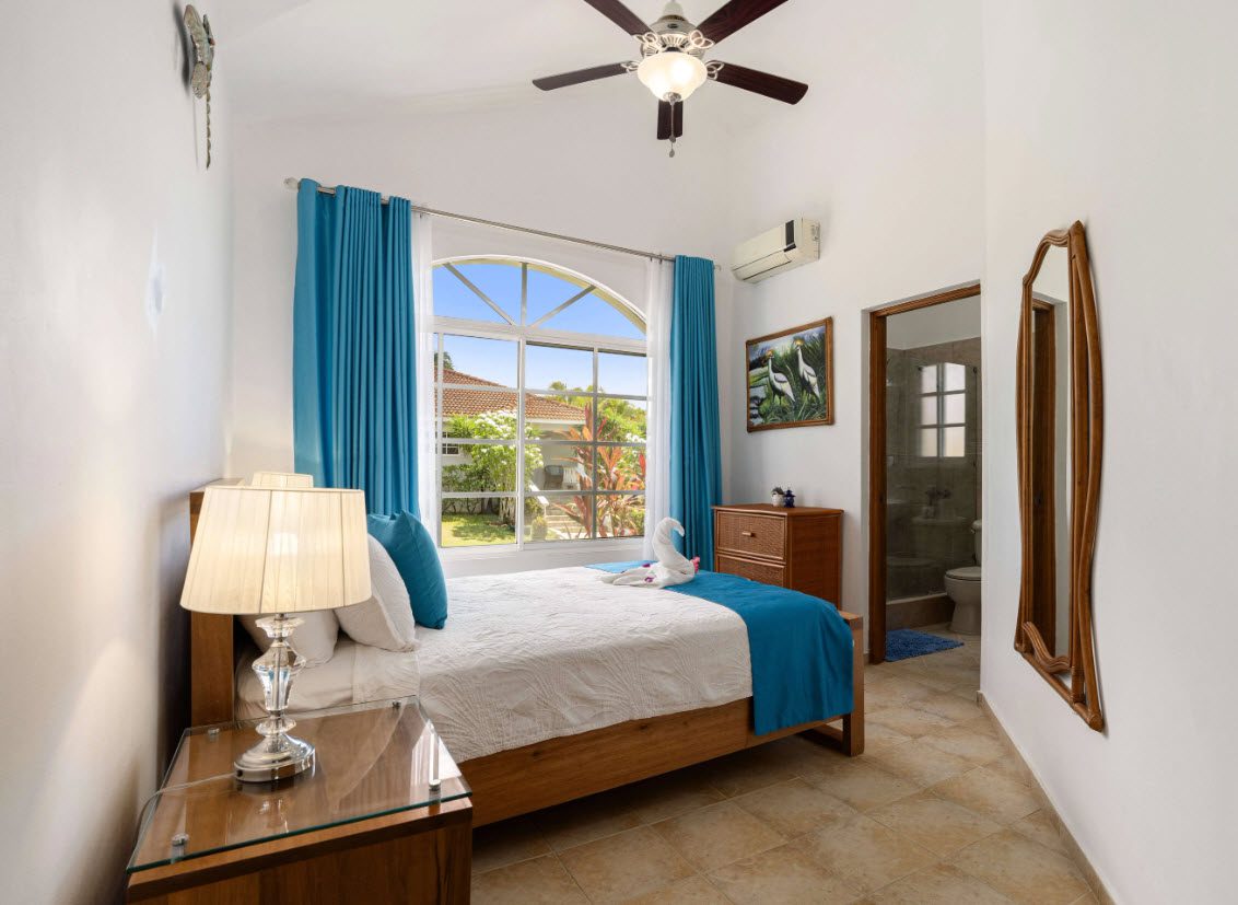 buyDRproperty Bedroom with ocean view in Residential Hispaniola villa, Sosúa Sosua Real Estate