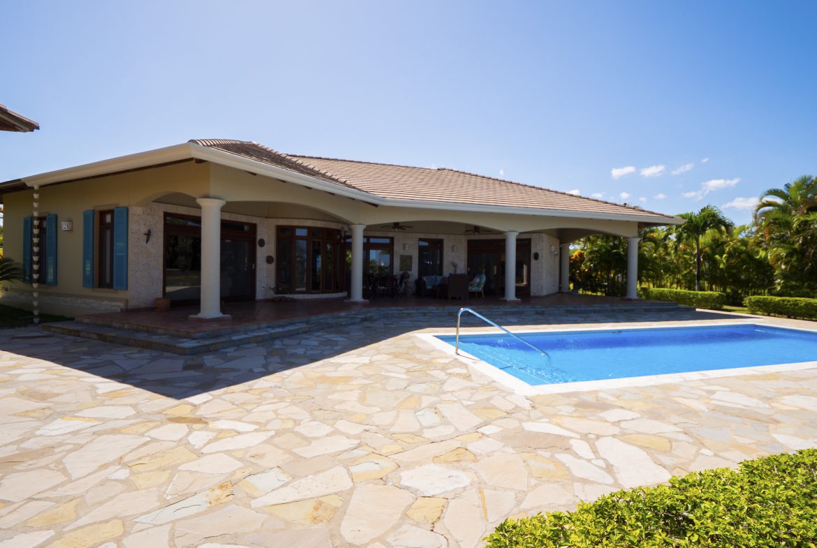 buyDRproperty Luxury home with pool and patio, perfect for outdoor living Sosua Real Estate