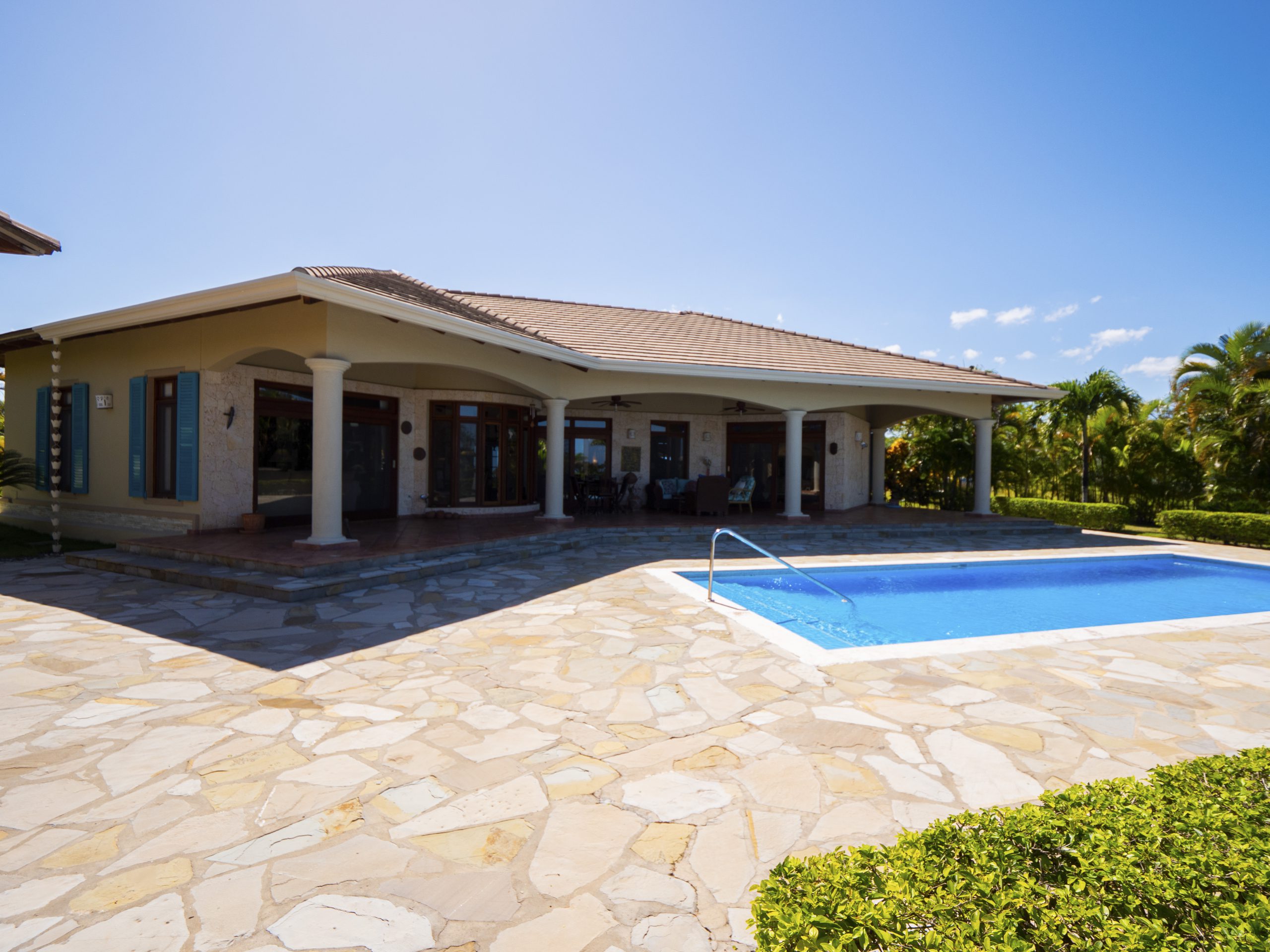 buyDRproperty Luxury home with pool and patio, perfect for outdoor living Sosua Real Estate
