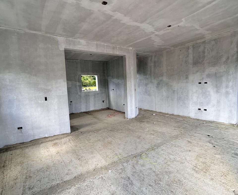 buyDRproperty Unfinished interior of a new 3BR villa in Puerto Plata. Sosua Real Estate