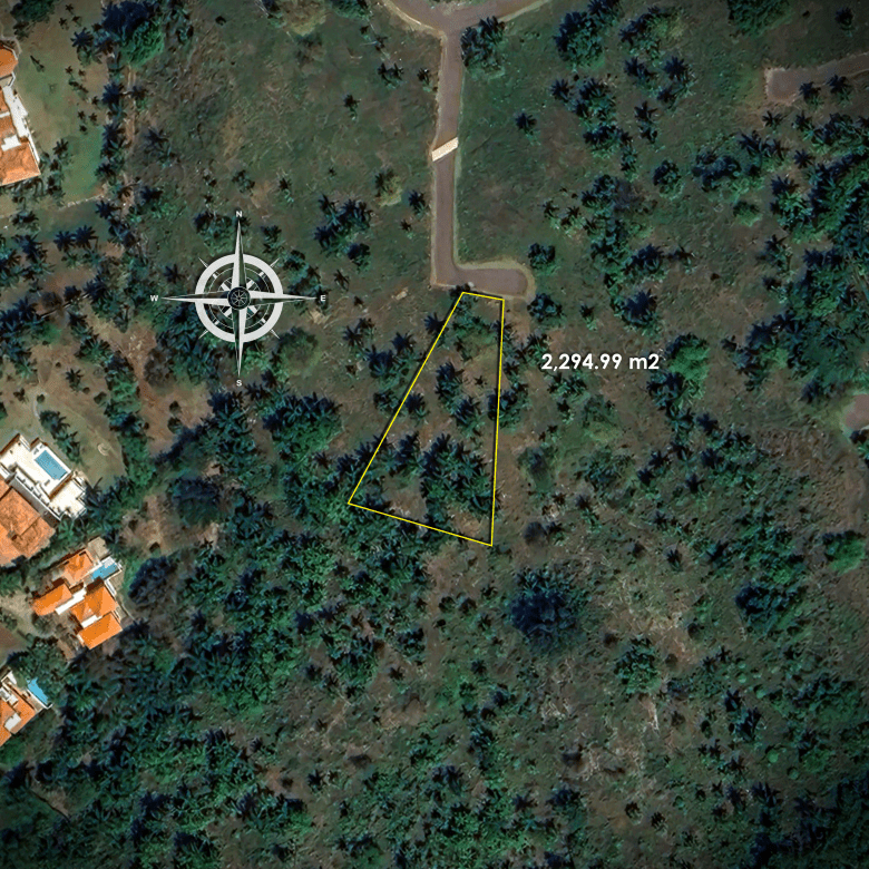 Buydrproperty Aerial View of a Plot of Land Measuring 227499 Square Meters with Surrounding Houses Sosua Real Estate Buydrpropertycom Buydrpropertycom