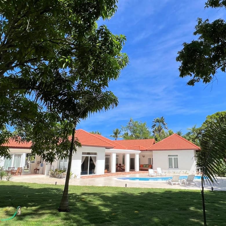 Villa Magnolia with private pool in Sea Horse Ranch Sosúa