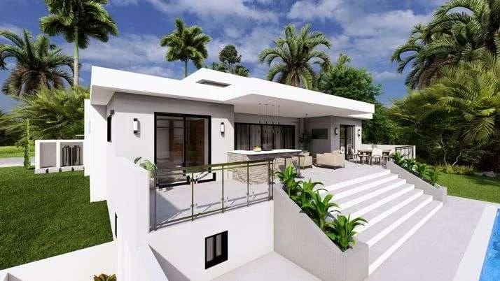Villa Cascada: 2BR pre-construction villa in Casa Linda, Sosua