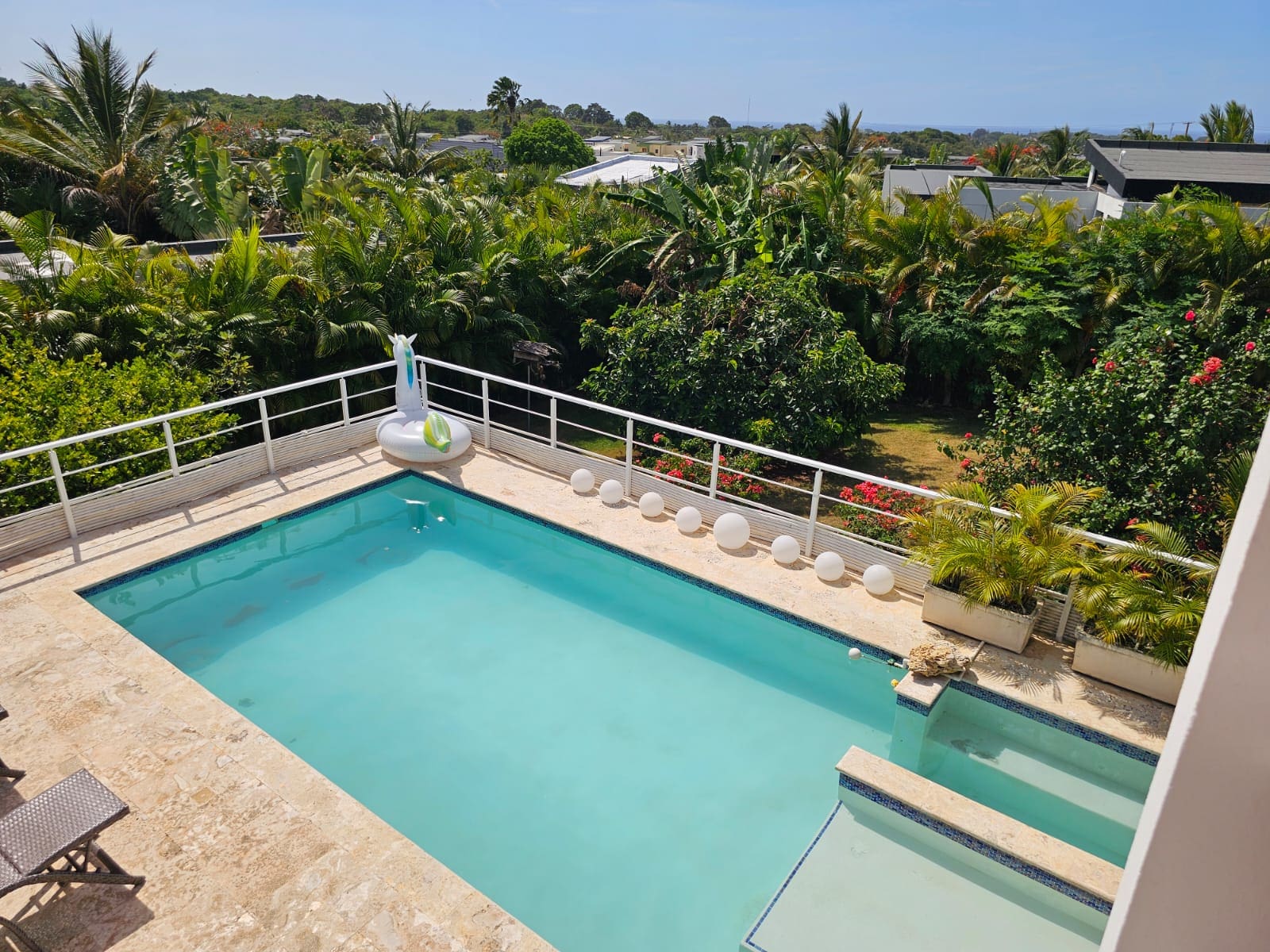 Ocean-view Casa Linda villa in Sosúa with private pool and tropical garden