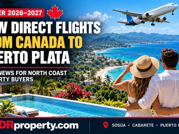 New direct flights from Canada to Puerto Plata Dominican Republic winter 2026 2027